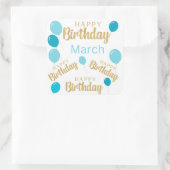 Joyeuse marche anniversaire anniversaires Sticker (Sac)