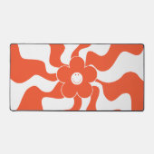 Joyeuse marguerite rétro en orange et blanc (Recto)