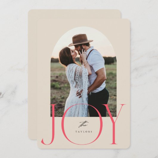 Joyeuse mariée à peine mariée Carte de Noël (Devant / Derrière)