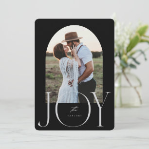 Joyeuse mariée à peine mariée Carte de Noël