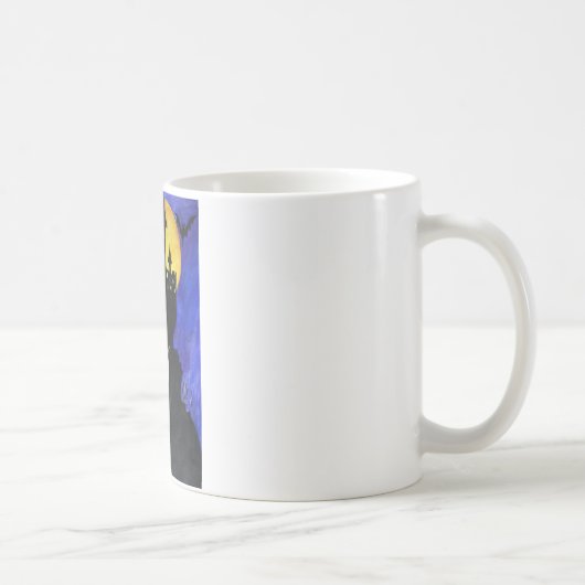 Joyeuse Mug blanc classique d'Halloween (Droite)