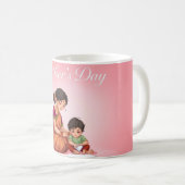 Joyeuse Mug cadeau de la fête des mères (Devant droit)