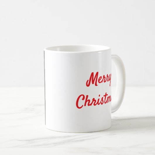 Joyeuse Mug classique de Noël, 11 oz (Devant droit)