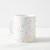 Joyeuse Mug d'anniversaire coloré - Amusants et ca (Devant gauche)