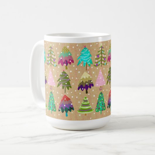 Joyeuse Mug d'arbre de Noël (Devant gauche)