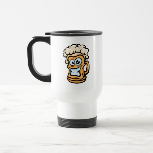 Joyeuse Mug De Bière, Illustration Drôle (Gauche)