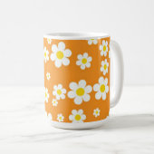 Joyeuse Mug de café à fleurs rétro ! (Devant droit)