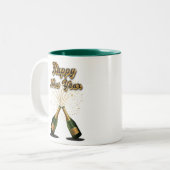 Joyeuse Mug de café du Nouvel An (Devant gauche)