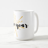 Joyeuse Mug de café du Nouvel An (Devant droit)