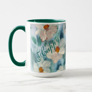 Joyeuse Mug de café Floral