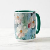 Joyeuse Mug de café Floral (Devant droit)