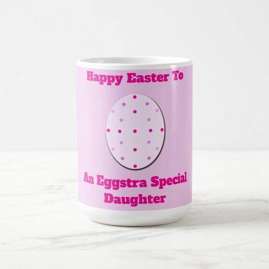 Joyeuse Mug de la fille de Pâques (Centre)