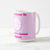Joyeuse Mug de la fille de Pâques (Devant droit)