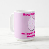 Joyeuse Mug de la fille de Pâques (Devant gauche)