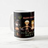 Joyeuse Mug de monstres d'Halloween (Devant gauche)