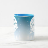 Joyeuse Mug de Noël avec renne et neige (Centre)