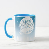 Joyeuse Mug de Noël avec renne et neige (Gauche)