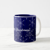 Joyeuse Mug de Noël - Bleu (Devant droit)