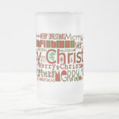 Joyeuse Mug de Noël - Gros Frosted (Centre)