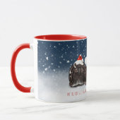 Joyeuse Mug de Noël - Hippopotames endormis (Gauche)