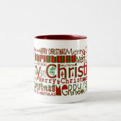 Joyeuse Mug de Noël - Intérieur rouge (Centre)