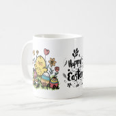 Joyeuse Mug de Pâques : Conception festive et joye (Devant gauche)