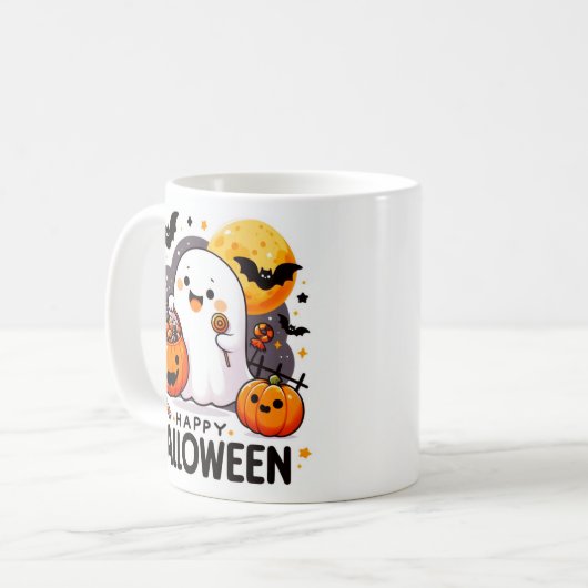 Joyeuse Mug d'Halloween (Devant gauche)