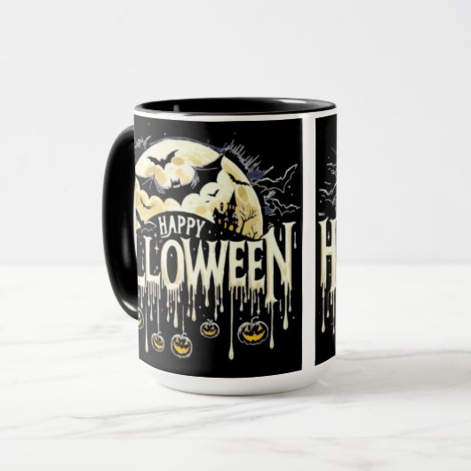 Joyeuse Mug d'Halloween (Devant gauche)
