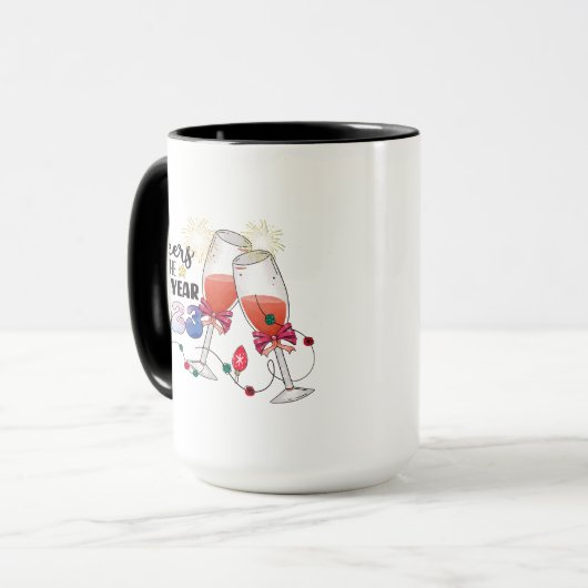 Joyeuse Mug du Nouvel An (Devant gauche)
