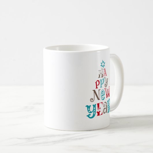 Joyeuse Mug du Nouvel An (Devant droit)