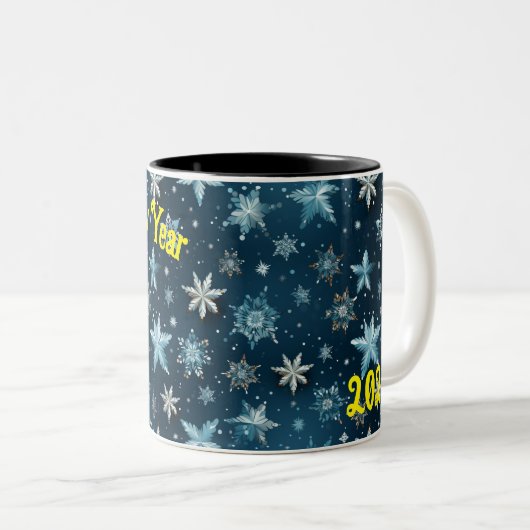 Joyeuse Mug du Nouvel An (Devant droit)