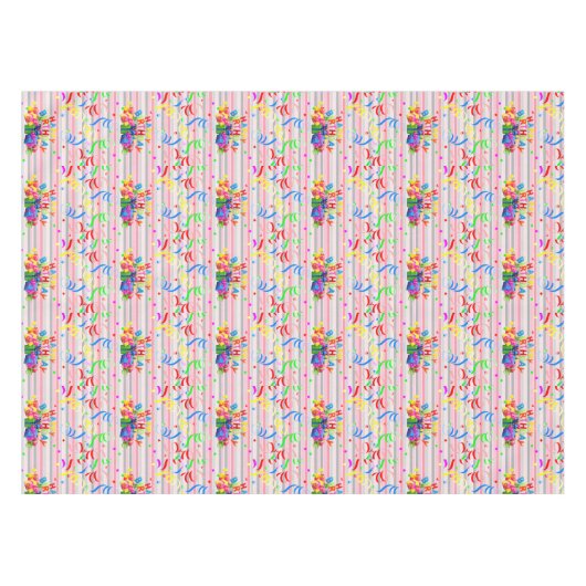 Joyeuse nappe d'anniversaire (Devant (Horizontal))