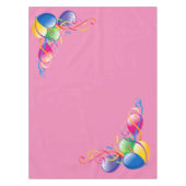 Joyeuse nappe d'anniversaire Ballons rose (Devant)
