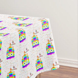 Joyeuse nappe d'anniversaire Bougies colorées