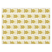Joyeuse nappe d'anniversaire Confetti or (Devant (Horizontal))