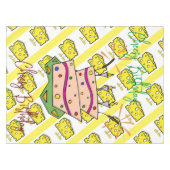 Joyeuse nappe d'anniversaire Fromage au fromage (Devant (Horizontal))