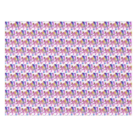 Joyeuse nappe d'anniversaire Pony (Devant (Horizontal))