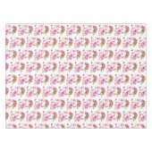 Joyeuse nappe d'anniversaire roses (Devant (Horizontal))