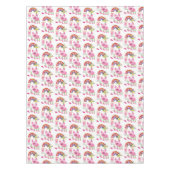 Joyeuse nappe d'anniversaire roses (Devant)