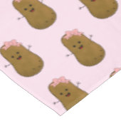 Joyeuse nappe de fille de pomme de terre (Angle)