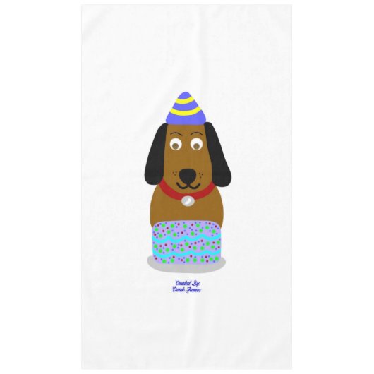 Joyeuse nappe de la tasse d'anniversaire (Devant)