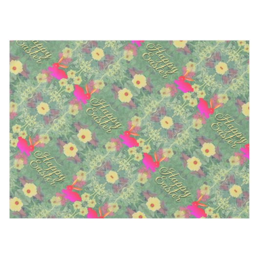 Joyeuse nappe de lapin de Pâques (Devant (Horizontal))