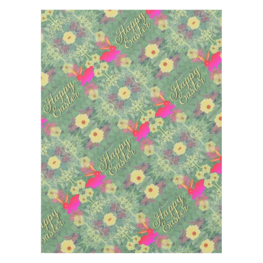 Joyeuse nappe de lapin de Pâques (Devant)