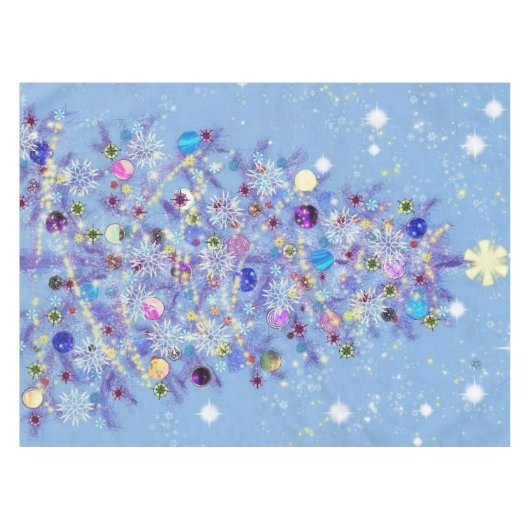 Joyeuse nappe de Noël Arbre de Noël (Devant (Horizontal))