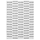 Joyeuse nappe de Noël, Arbres noirs blancs (Devant)