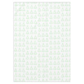 Joyeuse nappe de Noël, arbres verts de Noël (Devant)