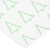 Joyeuse nappe de Noël, arbres verts de Noël (Angle)