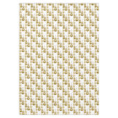 Joyeuse nappe de Noël, boules d'or (Devant)