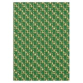 Joyeuse nappe de Noël, Gold Balls Green (Devant)