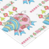 Joyeuse nappe de Noël mexicaine, porc mexicain (Angle)